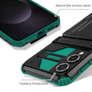 Samsung Galaxy S25 Edge Kickstand Card Case [Teal] 4