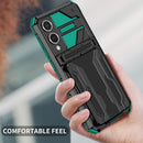 Samsung Galaxy S25 Edge Kickstand Card Case [Teal] 5
