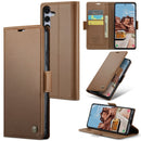 Samsung Galaxy S25 Retro PU Leather Wallet Case 1