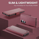 Samsung Galaxy S25 Retro PU Leather Wallet Case 8