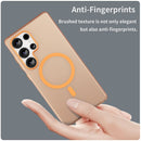 Samsung Galaxy S25 Ultra MagSafe Soft Matte Case [Orange] 3