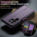 Samsung Galaxy S25 Ultra Retro PU Leather Wallet Case 6