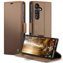 Samsung Galaxy S25FE CaseMe Retro Wallet Case [Brown] 1