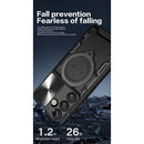 Samsung Galaxy S25FE Ring Kickstand Case w/ Camera Cover