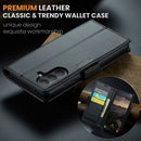 Samsung Galaxy S26 CaseMe Retro Wallet Case [Black] 6