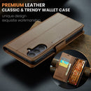 Samsung Galaxy S26 CaseMe Retro Wallet Case [Brown] 6