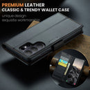 Samsung Galaxy S26 Ultra CaseMe Retro Wallet Case [Black] 6