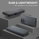 Samsung Galaxy S26 Ultra CaseMe Retro Wallet Case [Black] 8