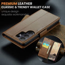 Samsung Galaxy S26 Ultra CaseMe Retro Wallet Case [Brown] 6