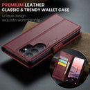 Samsung Galaxy S26 Ultra CaseMe Retro Wallet Case [Maroon] 6