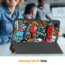 Samsung Galaxy Tab A11 A9 Designer Tri-fold PU Leather