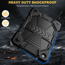 Samsung Galaxy Tab A9+ Rugged Shockproof Case with Kickstand