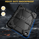 Samsung Galaxy Tab A9 Rugged Shockproof Case with Kickstand