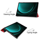 Samsung Galaxy Tab S10 Plus Tri Fold PU Leather Case [Red] 3