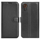 Samsung Galaxy XCover 7 PU Leather Wallet Case [Black] 4