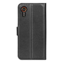 Samsung Galaxy XCover 7 PU Leather Wallet Case [Black] 3