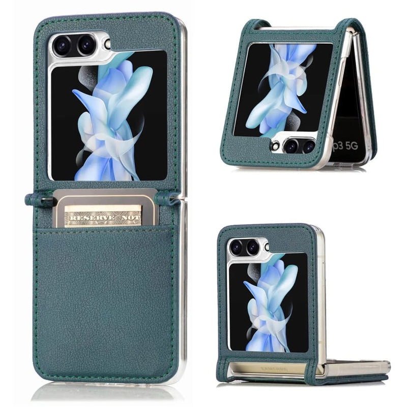 Samsung Galaxy Z Flip 6 / Z Flip 5 Case - Dark Green
