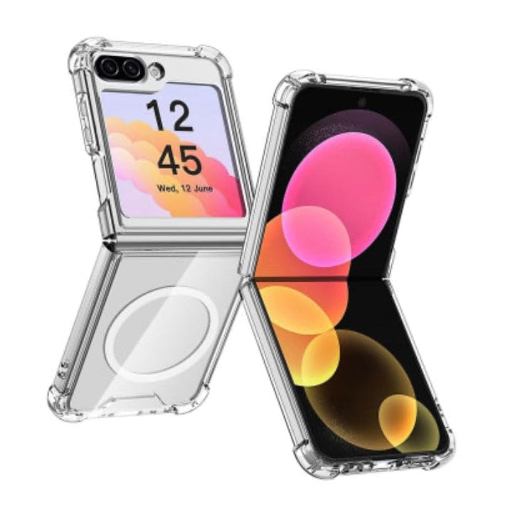 Samsung Galaxy Z Flip 6 Silicone Case (Clear) - Phone cases