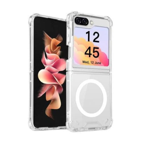 Samsung Galaxy Z Flip 6 Silicone Case (Clear) - Phone cases