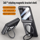 Samsung Galaxy Z Flip 8 Clear Magnetic Case - 360° Rotating