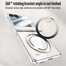 Samsung Galaxy Z Flip 8 Clear Magnetic Case - 360° Rotating