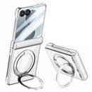 Samsung Galaxy Z Flip 8 Clear Magnetic Case - 360° Rotating
