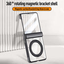 Samsung Galaxy Z Flip 8 Clear Magnetic Case - 360° Rotating