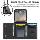 Samsung Galaxy Z Flip 8 DG.MING Crossbody Wallet Case