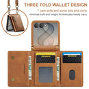 Samsung Galaxy Z Flip 8 DG.MING Crossbody Wallet Case