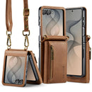 Samsung Galaxy Z Flip 8 DG.MING Crossbody Wallet Case