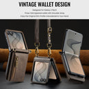 Samsung Galaxy Z Flip 8 DG.MING Crossbody Wallet Case