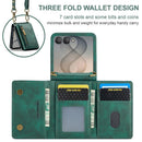 Samsung Galaxy Z Flip 8 DG.MING Crossbody Wallet Case