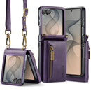 Samsung Galaxy Z Flip 8 DG.MING Crossbody Wallet Case