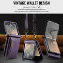 Samsung Galaxy Z Flip 8 DG.MING Crossbody Wallet Case