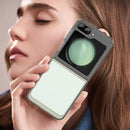 Samsung Galaxy Z Flip7 FE Soft TPU Bumper Case [Clear Grey]
