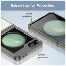 Samsung Galaxy Z Flip7 FE Soft TPU Bumper Case [Clear Grey]