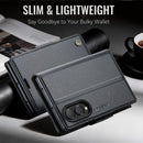 Samsung Galaxy Z Fold 8 CaseMe Retro Wallet Case [Black] 3