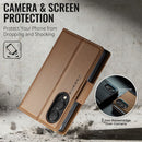 Samsung Galaxy Z Fold 8 CaseMe Retro Wallet Case [Brown] 5