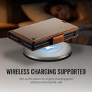 Samsung Galaxy Z Fold 8 CaseMe Retro Wallet Case [Brown] 9