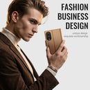 Samsung Galaxy Z Fold 8 CaseMe Retro Wallet Case [Brown] 8