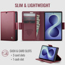 Samsung Galaxy Z Fold 8 CaseMe Retro Wallet Case [Maroon] 2