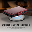 Samsung Galaxy Z Fold 8 CaseMe Retro Wallet Case [Maroon] 10