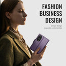 Samsung Galaxy Z Fold 8 CaseMe Retro Wallet Case [Purple] 9