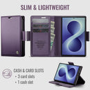 Samsung Galaxy Z Fold 8 CaseMe Retro Wallet Case [Purple] 2