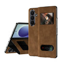 Samsung Galaxy Z Fold 8 Ultra Window Flip Case PU Leather