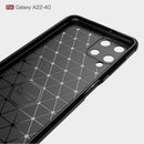 Samsung M32 Carbon Fibre TPU Case Slim Shockproof Cover Red