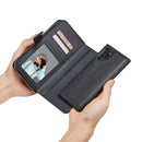 Samsung Note 10 Case Zipper Wallet (Black) 3