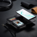 Samsung Note 10 Case Zipper Wallet (Black) 7