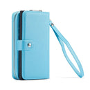Samsung Note 10 Case Zipper Wallet (LightBlue) 4