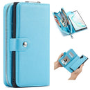 Samsung Note 10 Case Zipper Wallet (LightBlue) 1